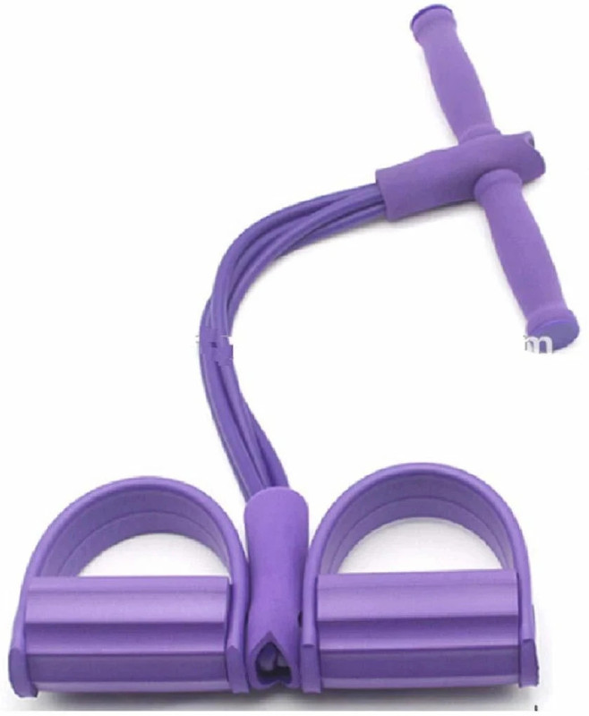 LEOPAX Rubber Pull Rope Exerciser Body Trimmer Ab Exerciser(Purple)