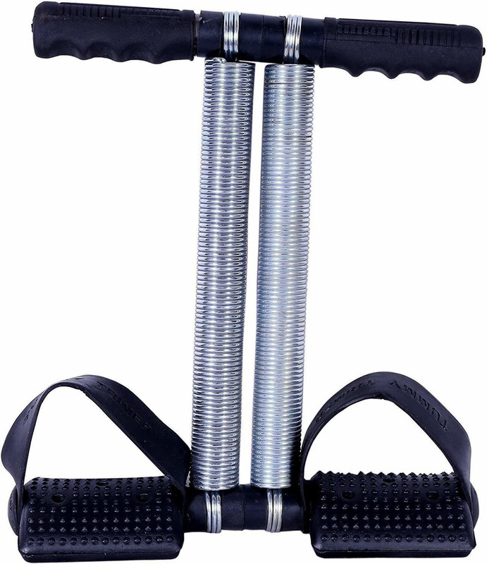 Ashni Tummy Trimmer-Waist Trimmer-Abs Exerciser Ab Exerciser(Silver, Black)