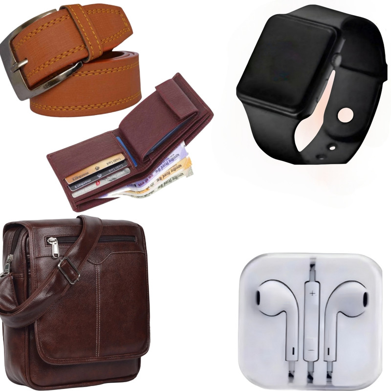 Khatu Messenger Bag & Travel Document Holder Combo(Multicolor)