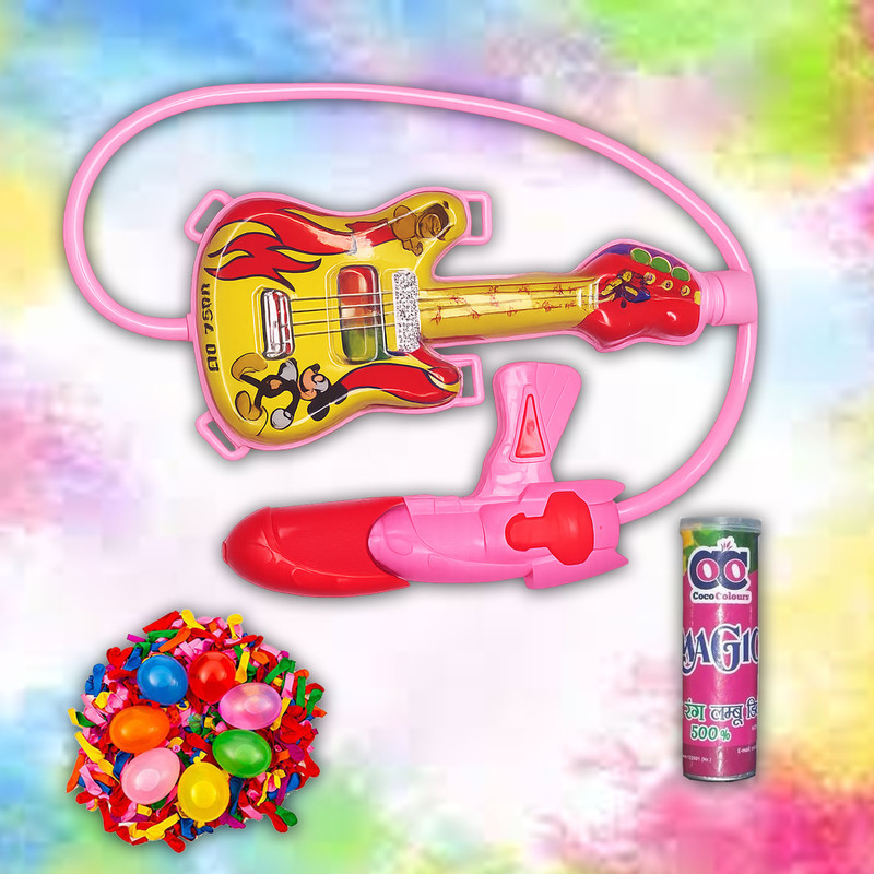 ME&YOU Children’s Guitar Tank High Pressure Water Gun – Vibrant Shooter Toy for Play(Multicolor)