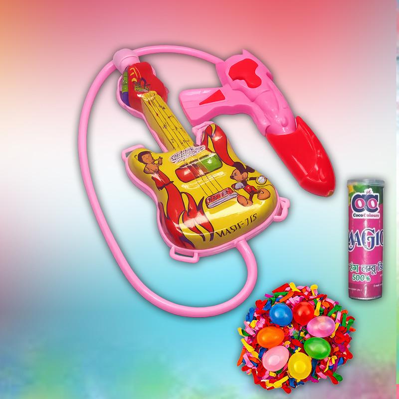 ME&YOU Kids Mega High Pressure Tank Holi Gun – Fun Water Blaster Toy for Festival Play(Multicolor)