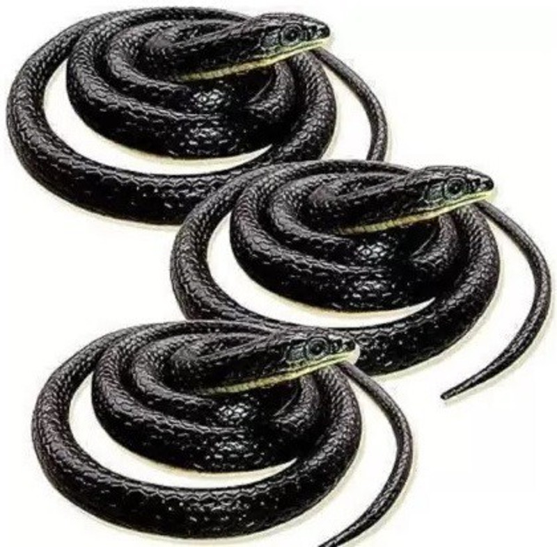 BBS DEAL UNIQUE COMBO OF SNAKE PRANK TOYPACK OF-3(Black)