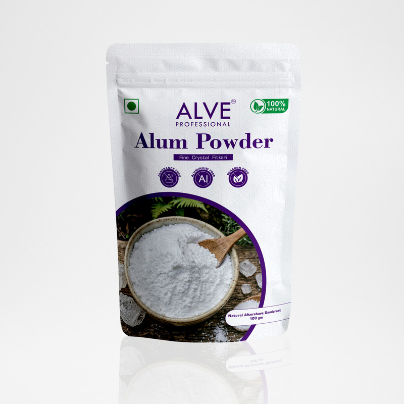 ALVE PROFESSIONAL Alum Powder for Face Organic, Fitkari Powder for Face, Pure Phitkari Alum Powder(100 g)