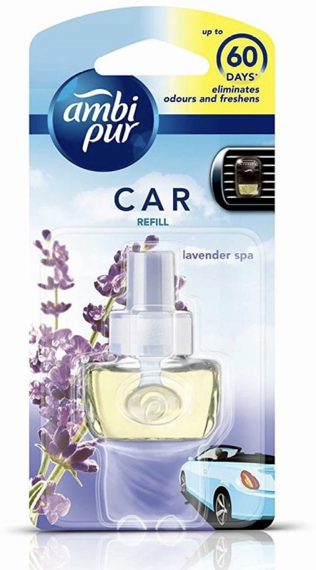 Ambipur LAVENDER SPA Car Freshener Car Freshener Refill Car Refill(7.5 ml)
