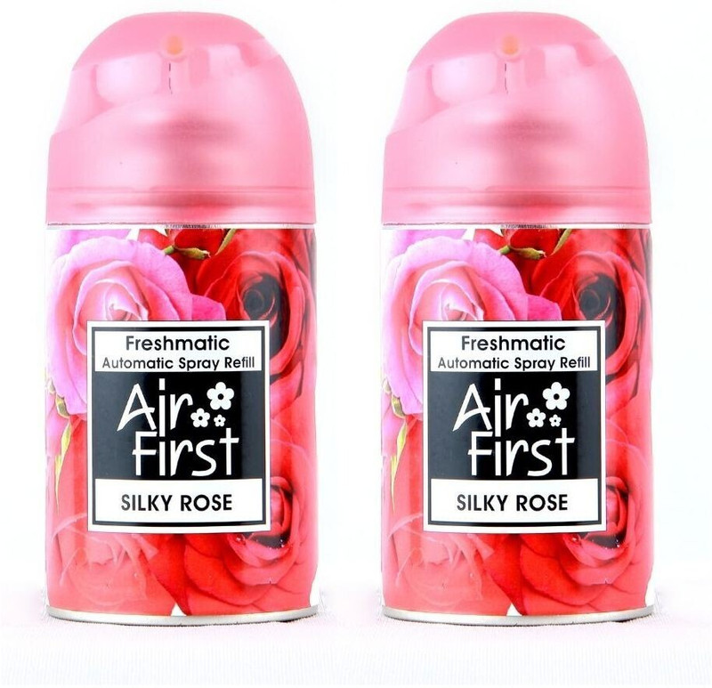 Air first Rose Car Freshener Refill Silky Rose Refill(2 x 225 ml)