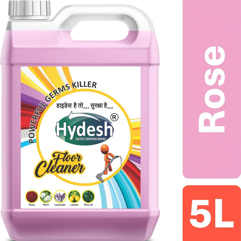 hydesh Powerful Germ Killer Floor Cleaner (Rose Fragrance) Rose(5 L)