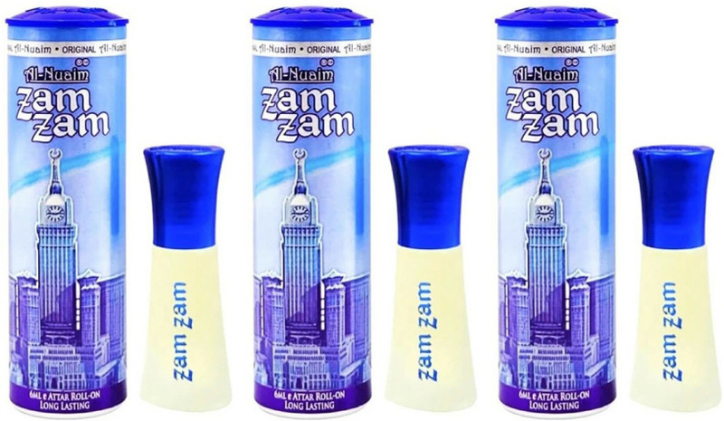 Al-Nuaim Zam Zam Attar Pack of 3 Floral Attar(Floral)