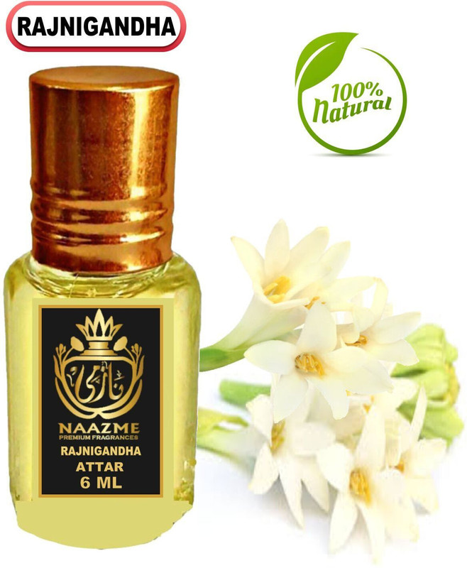 Naazme Rajnigandha Attar for mens and womens / unisex attar / no alcohol pure attar / Floral Attar(Tuberose/Rajniganda)