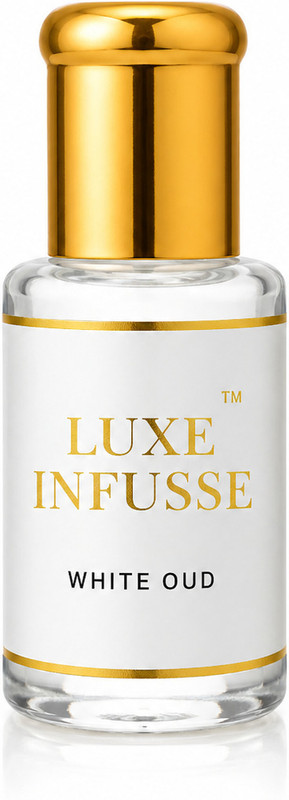 Luxe Infusse White Oud Attar for Men & Women | Pure Long-Lasting Non-Alcoholic Attar | (6ml) Floral Attar(White Oudh)