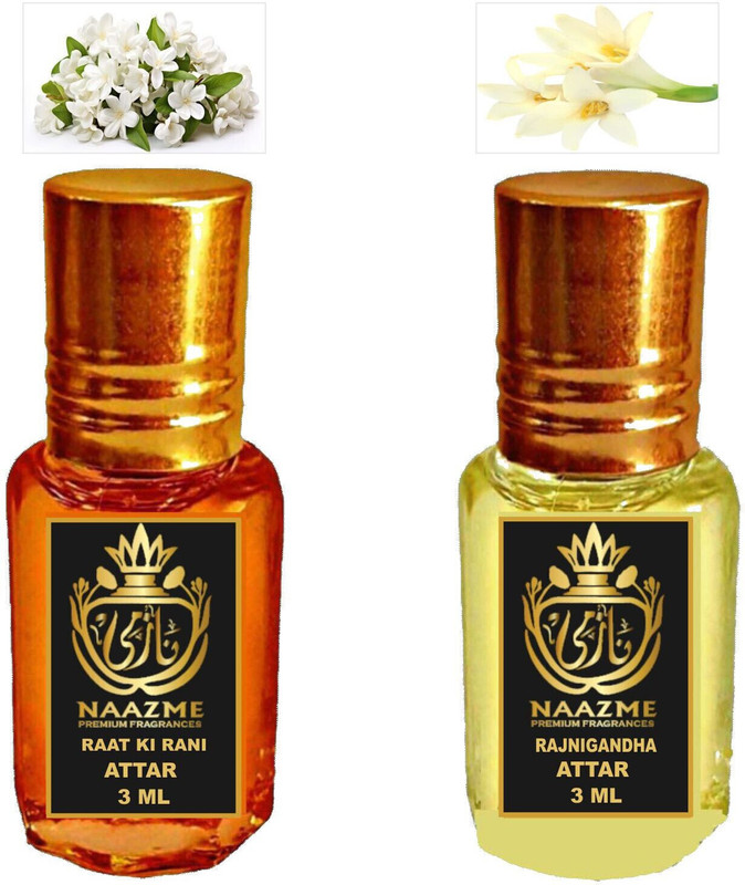 Naazme Lavender And Raat Ki Rani Attar For Men & Women|Rollon Unisex Attar |No Alcohol Floral Attar(Floral)