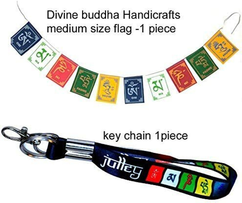 CADEAU Prayer Flag, Key Chain Combo