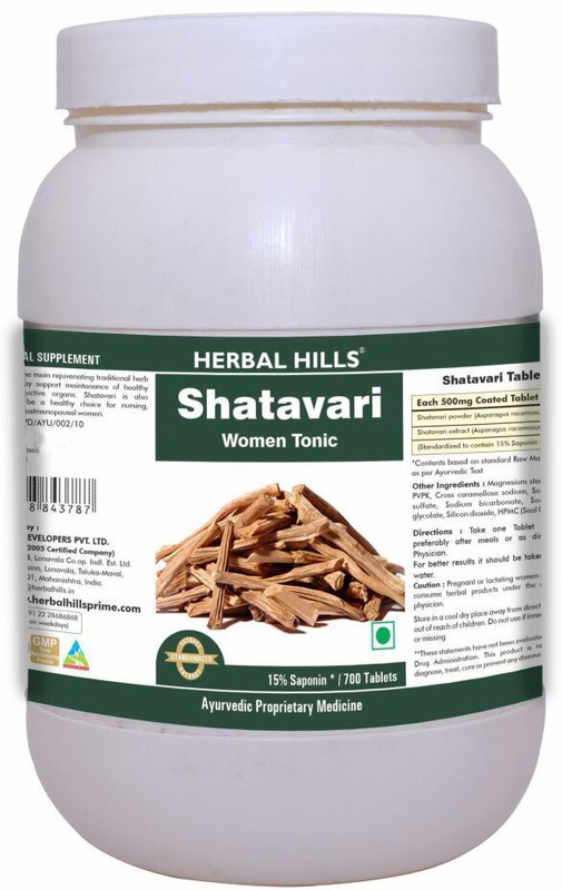 Herbal Hills Shatavari 700 Tablets(700 Tablets)