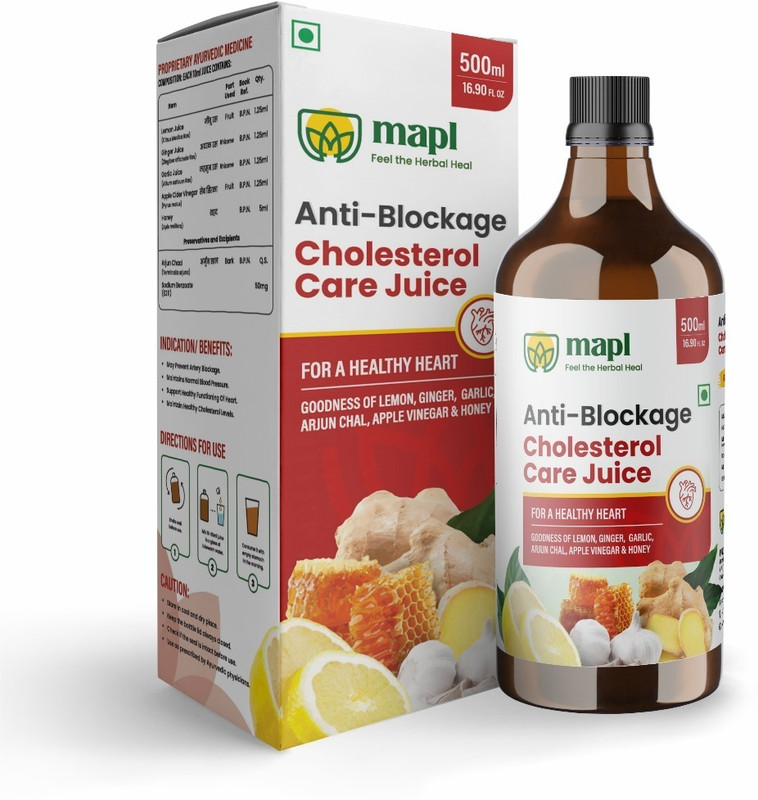 MAPL Anti Blockage Juice| Natural Heart rejuvenator Ayurvedic Remedy for healthy heart(500 ml)