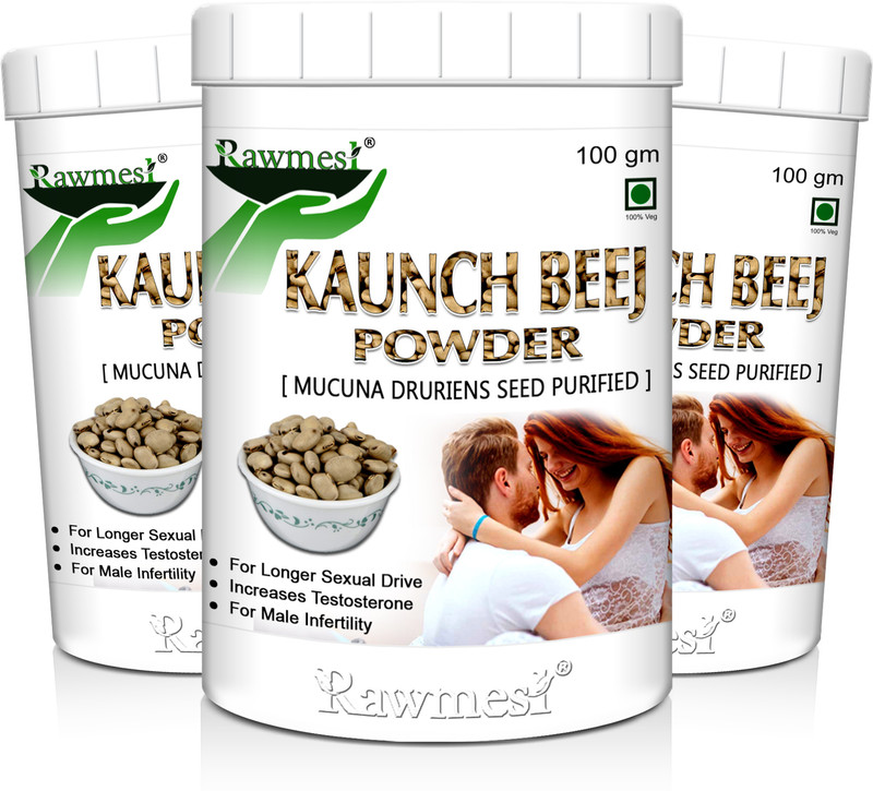 Rawmest Organic Kaunch Beej (Mucuna Pruriens )Powder(Pack of 2, 300)