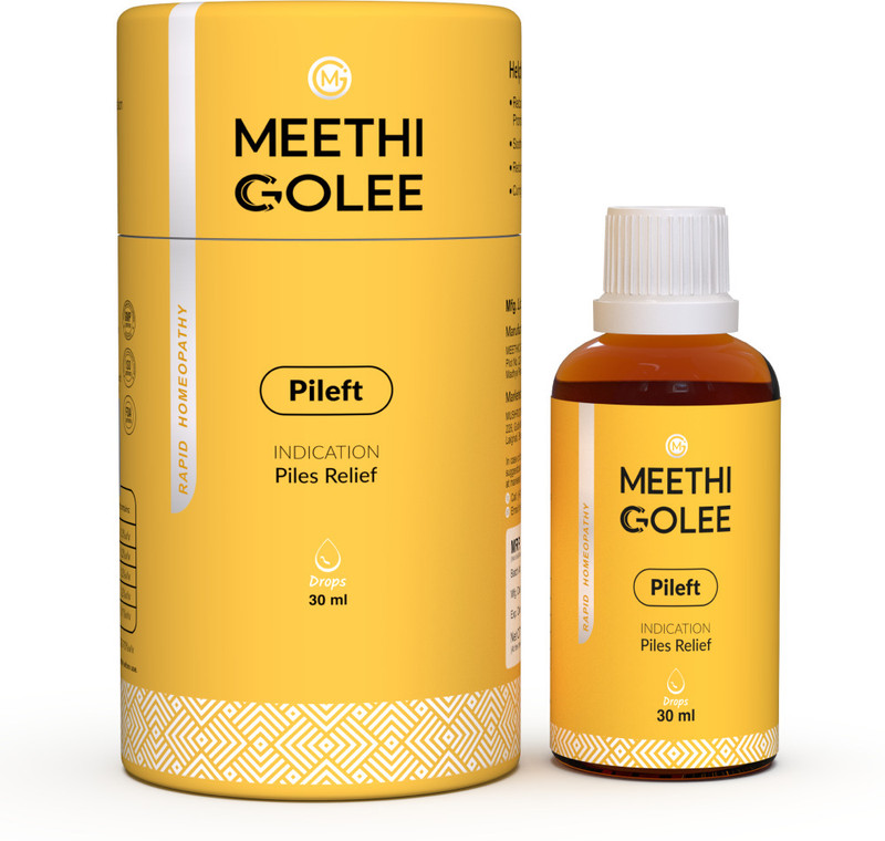 MEETHI GOLEE Pileft Drops for Piles Relief from Acidity & Digestive Discomfort(30 ml)
