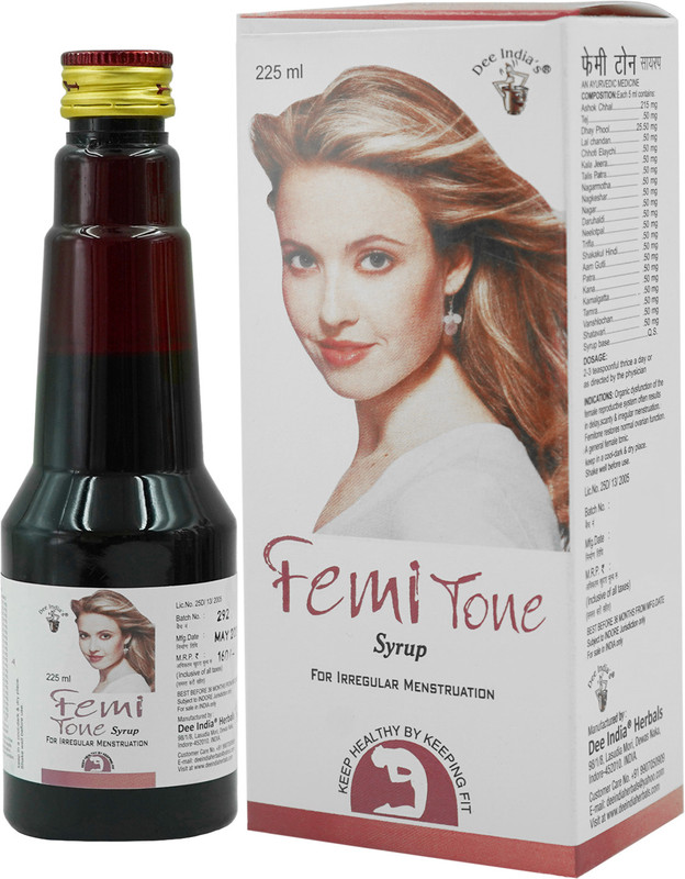 DEE INDIA HERBALS Ayurvedic Femitone Syrup 225 ml(225 ml)