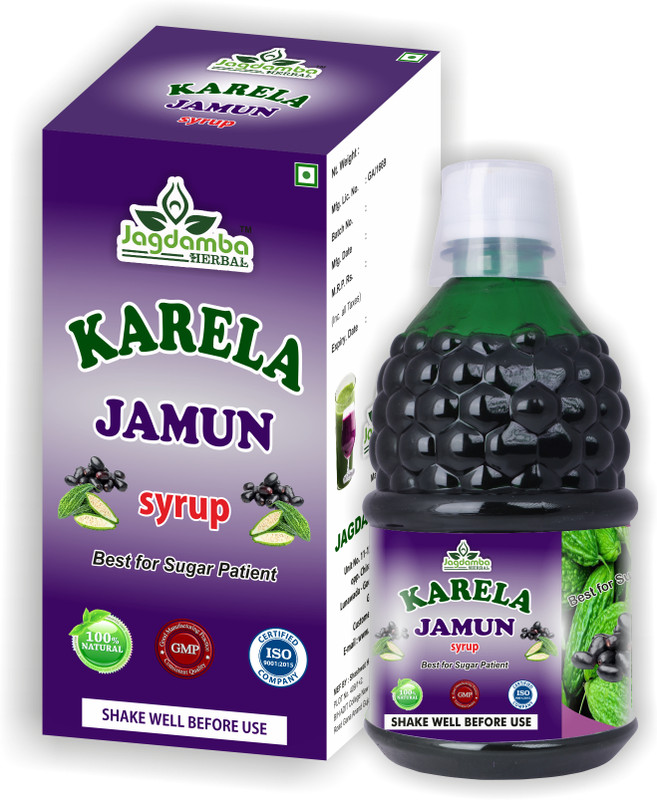 jagdamba herbal KARELA JAMUN SYRUP(1000 ml)