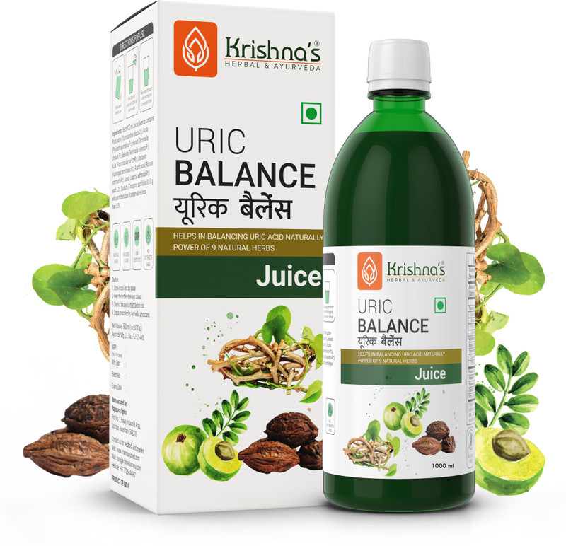 Krishna's Herbal & Ayurveda Uric Balance Juice | Helps in balancing Uric Acid(1000 ml)