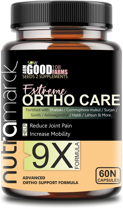 NUTRAMARCK Extreme Ortho Care 9X Capsules | Advanced Joint Support & Pain Relief |(60 Capsules)