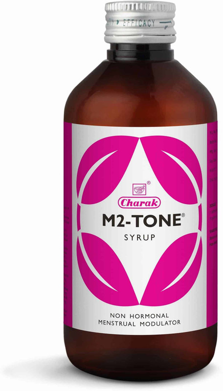 CHARAK M2 Tone Syrup-Helps to reduce pain & abdominal cramps ,Restore emotional balance(200 ml)