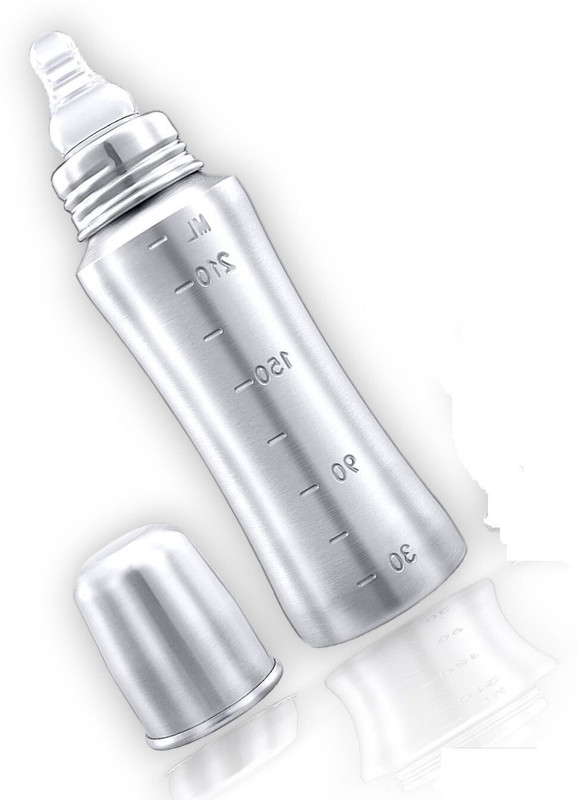 RB Point 2 in 1 Use Regular Stainless Steel Bottle 240ml - 240 ml(Silver)