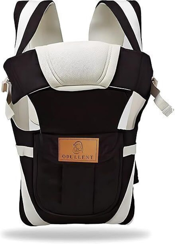 Opullent 4-in-1 Adjustable Hands-Free Baby Carrier Bag, Navy Blue - Front Carry Facing Baby Carrier(Black, Front Carry facing in)