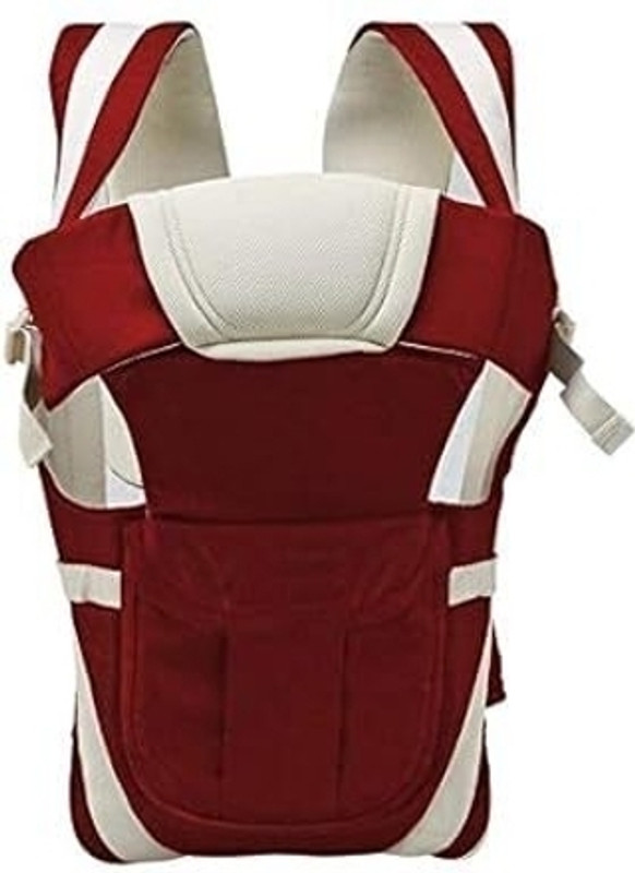 Modshell 4 In 1 Adjustable Baby Carrier Bag Baby Carrier(Maroon, Back Carry)
