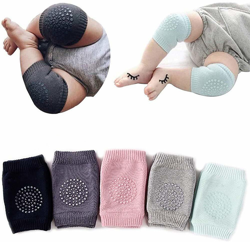 Craftona Baby Crawling Knee Pads 1 Pairs Toddler Leg Warmer Safety Protective Cover Multicolor Baby Knee Pads(Knee Pad)