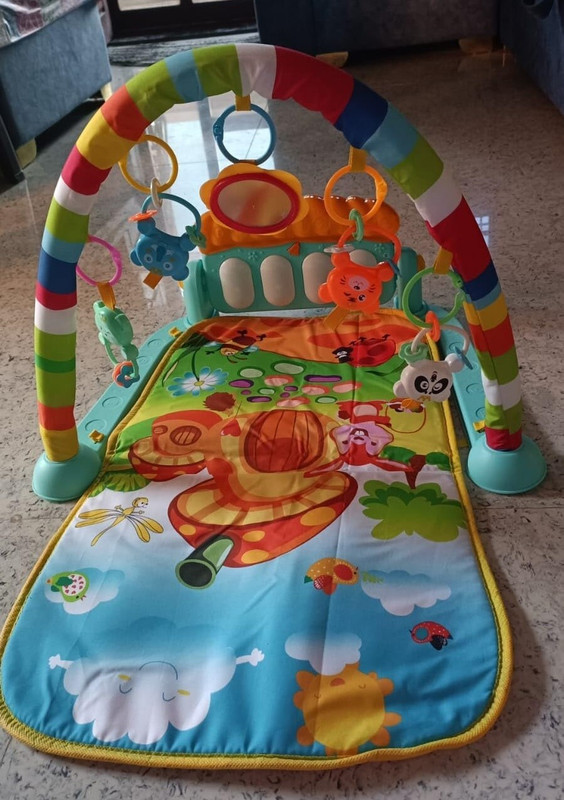Ruffo Playtime Baby Gym Piano with Activity Arches and Kick Keys(Multicolor)