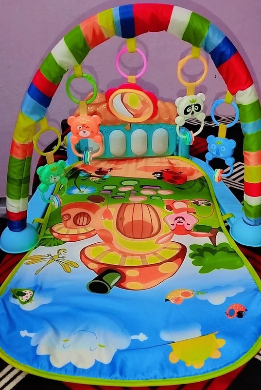 Nafhotoz Best Baby Gym Mat for Birthday Gift – Piano Music & Toys(Multicolor)