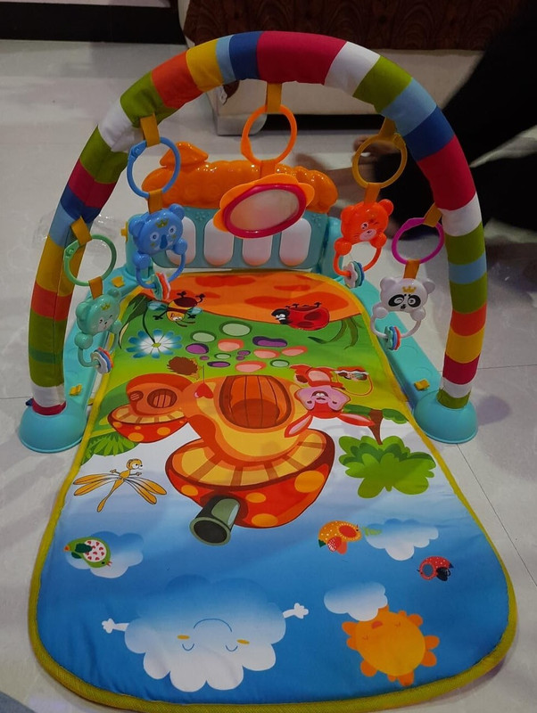 Dorytoys Foldable Baby Musical Gym Mat for Floor Play and Kick Exercise-35(Multicolor)