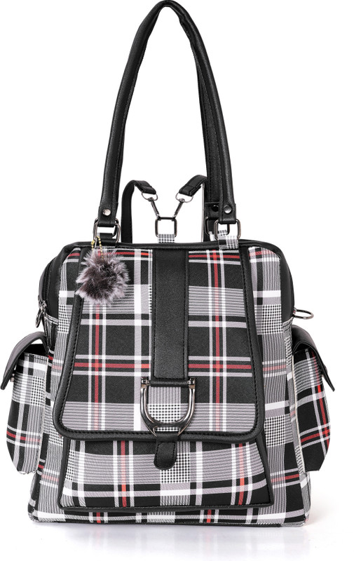 SAAD Stylish Ladies Backpack | Trendy & Durable Women’s Backpack for Daily Use 30 L Laptop Backpack(Black)