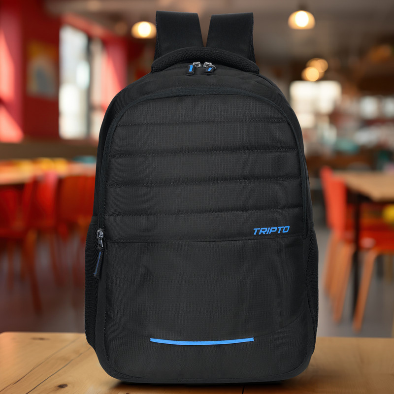 TRIPTO FIVE STAR 35 L Laptop Backpack(Black, Blue)
