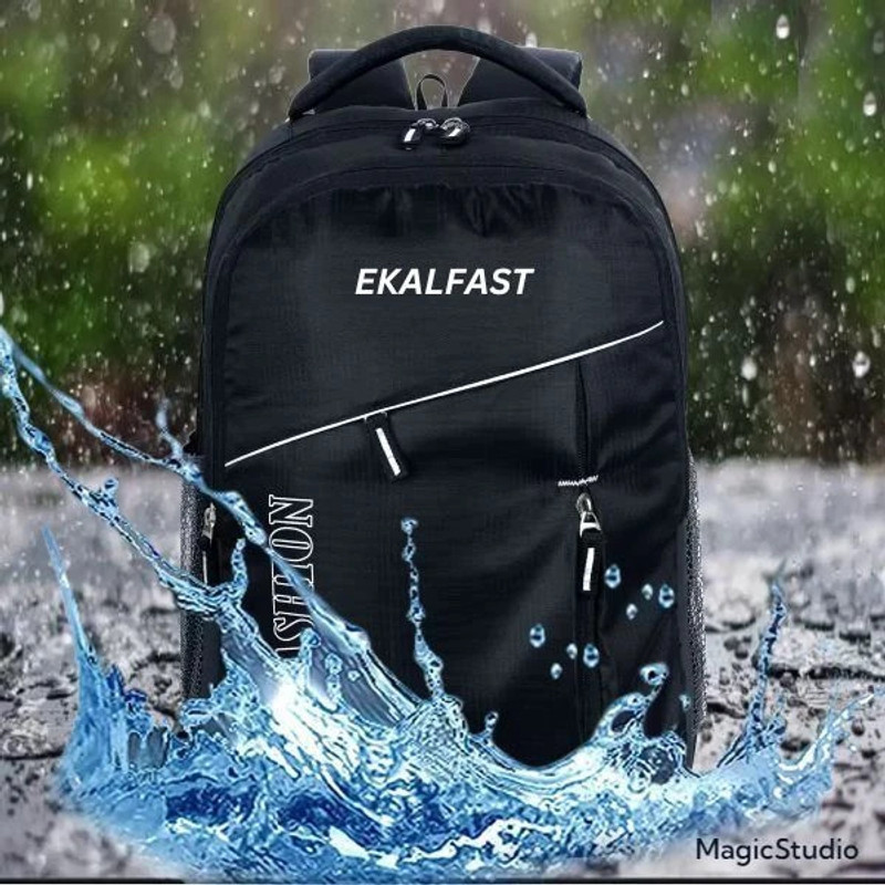 EKALFAST Large 35L Laptop Backpack Waterproof Travel/College/Office/CASUEL WORKING BAGS 35 L Laptop Backpack(Black)