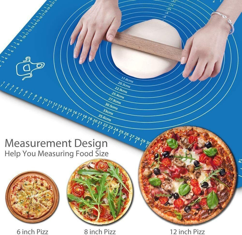 QUICKCLIQ QUICKCLIQ Multi-Purpose Silicone Dough Mat Food-grade Silicone Baking Mat(Pack of 1)