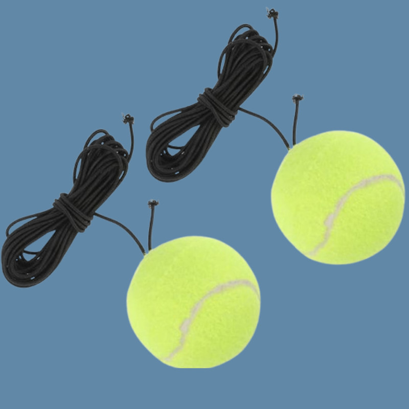 LILABA Pro Practice Tennis Rebound Ball for Solo Players Tennis Ball(Kids, Pack of 2, Green)