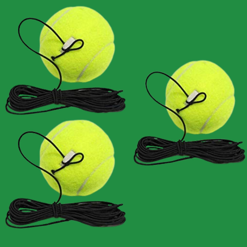 Prifremi High Return Tennis Solo Trainer Tennis Ball(Kids, Pack of 2, Green)