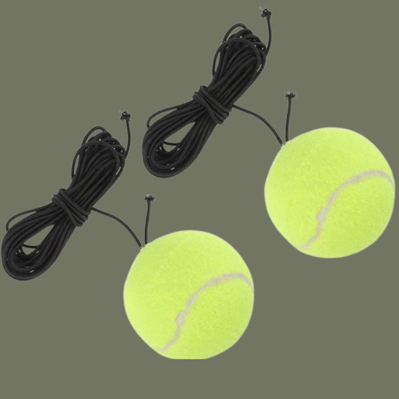 Prifremi QuickReturn Tennis Practice Rebound Ball Set Tennis Ball(Kids, Pack of 3, Green)