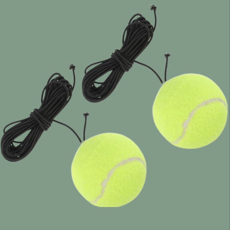 Prifremi Solo Play Tennis Rebound Trainer Ball Tennis Ball(Kids, Pack of 3, Green)