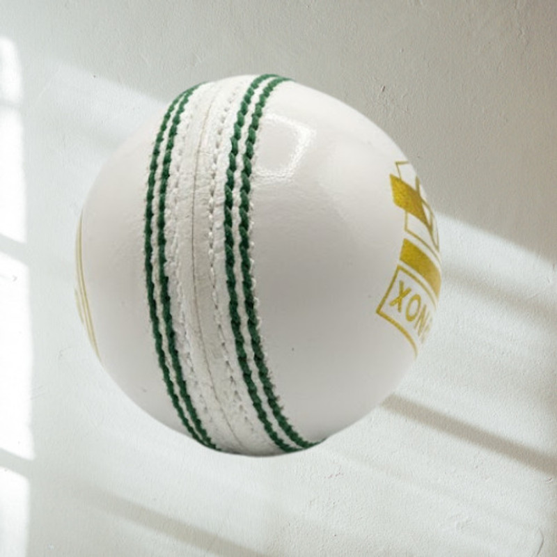 vinox Power Play Premium Cricket Ball Cricket Leather Ball(Standard, Pack of 1, White)
