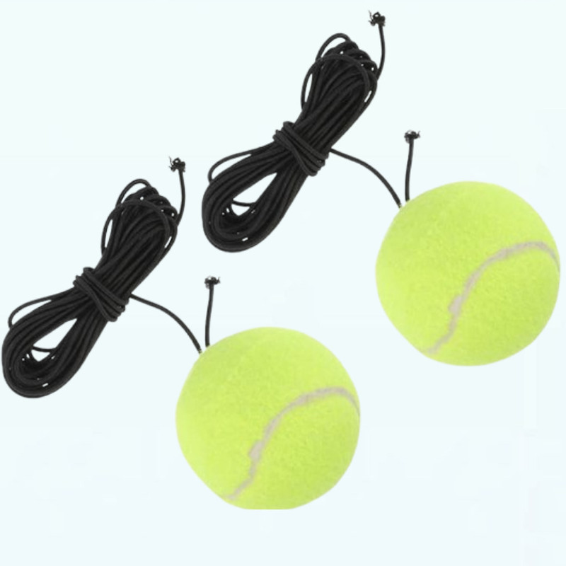 Prifremi Skill Booster Tennis Rebound Ball with Cord Tennis Ball(Kids, Pack of 2, Green)