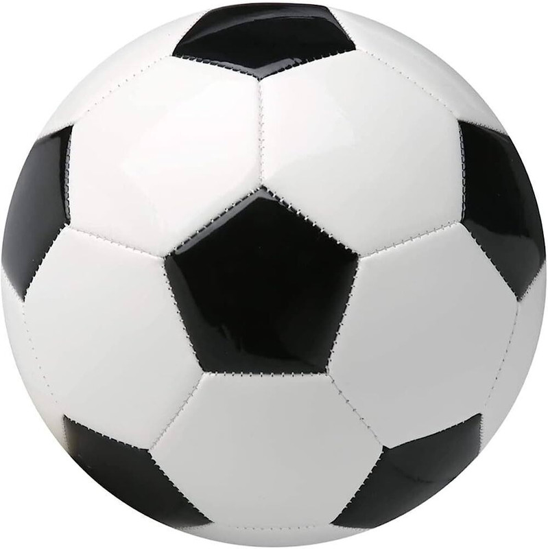 HACKERX Football Black & White (Size 5 For all age Football - Size: 5(Standard, Pack of 1)