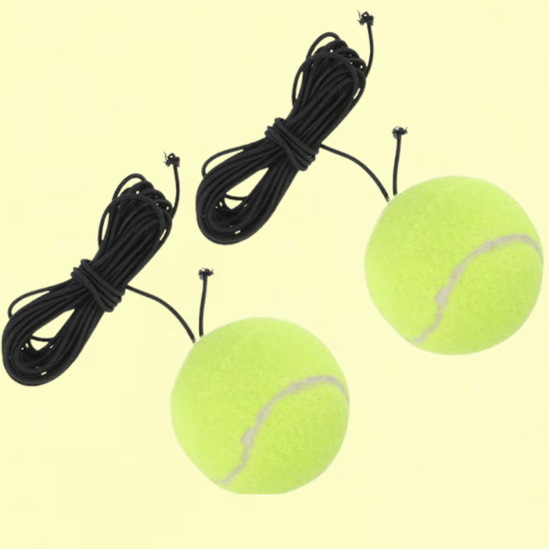 LILABA Long Life Tennis Practice Trainer Ball Tennis Ball(Kids, Pack of 2, Green)