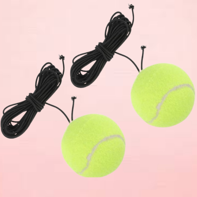 LILABA High Bounce Court Tennis Trainer Ball Tennis Ball(Kids, Pack of 2, Green)