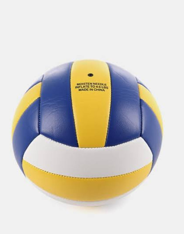 clark classy yellow bljue plain volleyball Volleyball - Size: 4(Standard, Pack of 1)