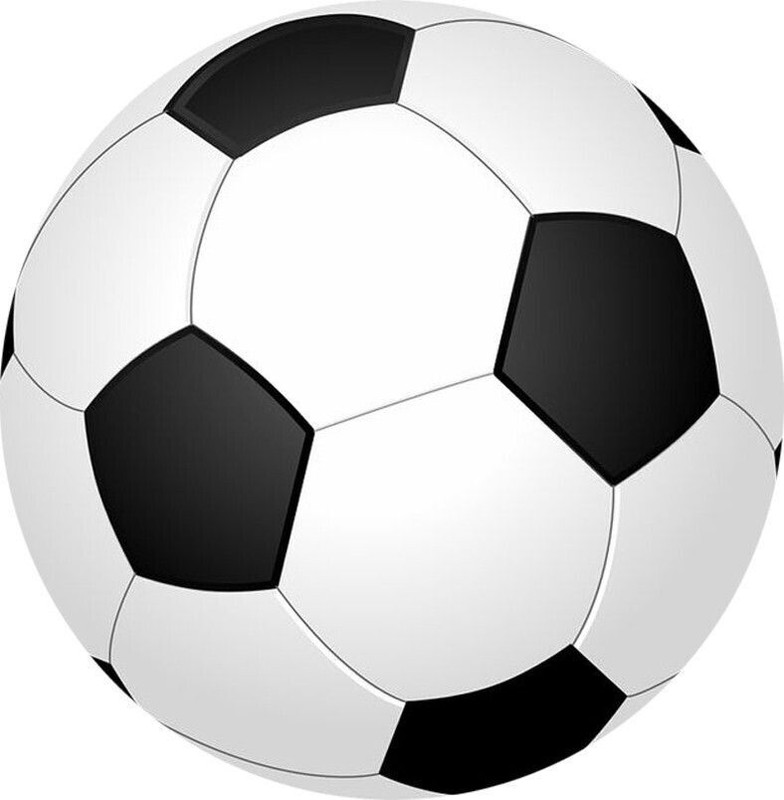 HOC Best quality 3ply size 3 football with pin_Ymm Football - Size: 3(Kids, Pack of 1, White, Black)