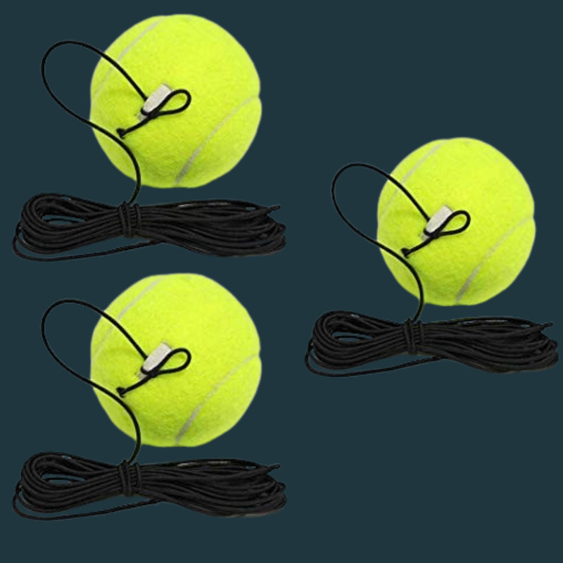 Prifremi Long Lasting Tennis Practice Rebound Ball Tennis Ball(Kids, Pack of 3, Green)