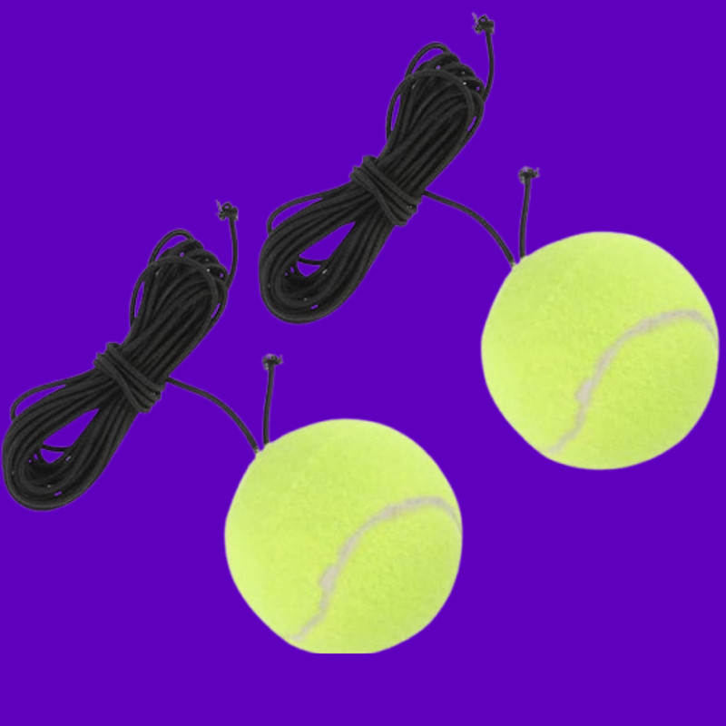 Prifremi Durable Nylon Rope Tennis Practice Ball Tennis Ball(Kids, Pack of 3, Green)