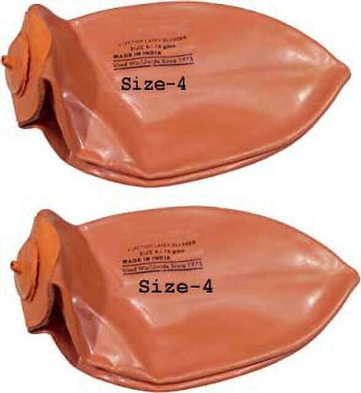 HOC Football Bladder Football - Size: 4(Kids, Pack of 2, Brown)
