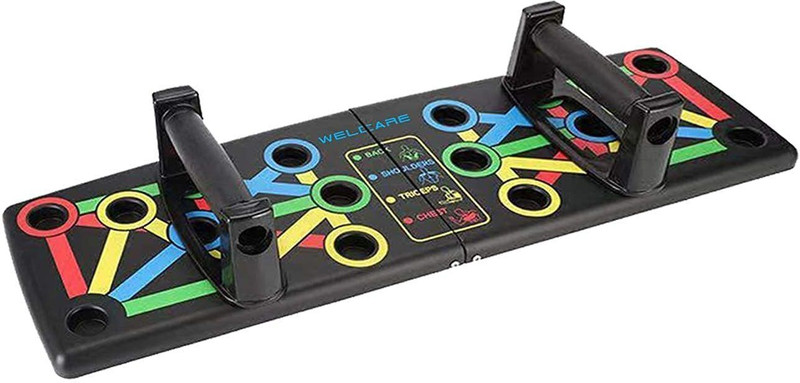 Bimal 14 In 1 PushUp Board portable and for home gyming for mens & womens Push-up Bar(Black)